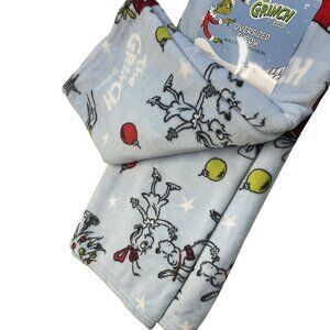 The Grinch Oversized Throw Blanket 60" X 70" Soft Fleece Holiday Christmas Dr. S